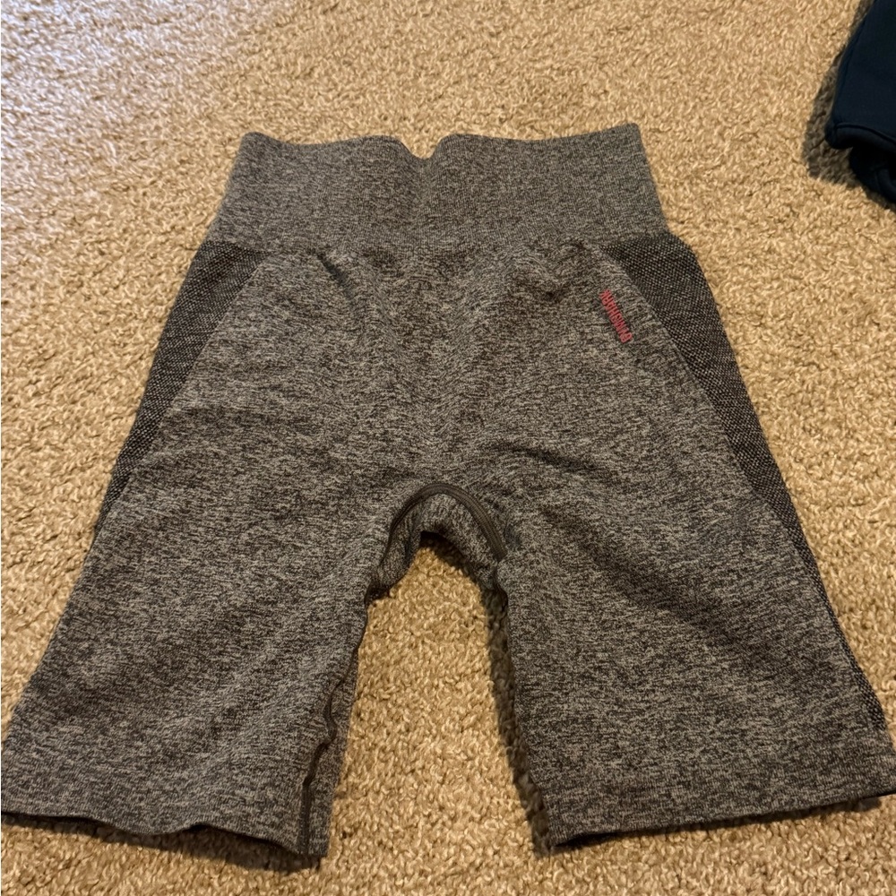 Gymshark Charcoal Grey Pink Flex Cycling Shorts